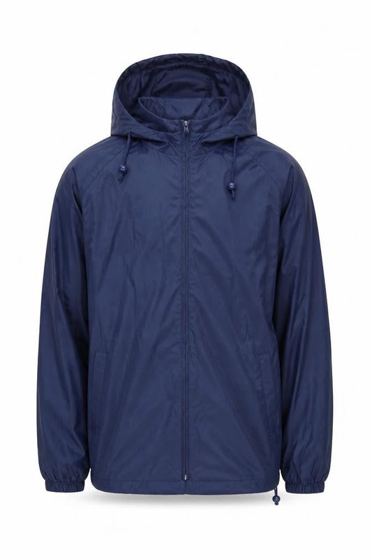 Damart Men's Blue Rain Coat Jacket, Size S