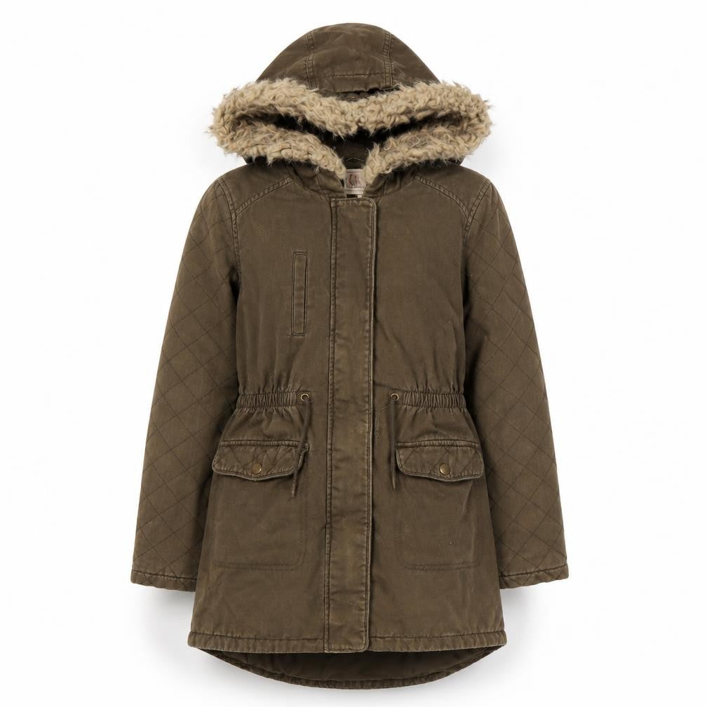 Marks & Spencer Green Parka Coat, Girls 11-12 Years