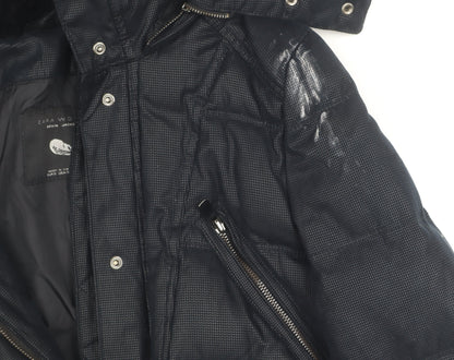 Zara Women's Black Down Puffer Jacket, Size S, Winter Essential
