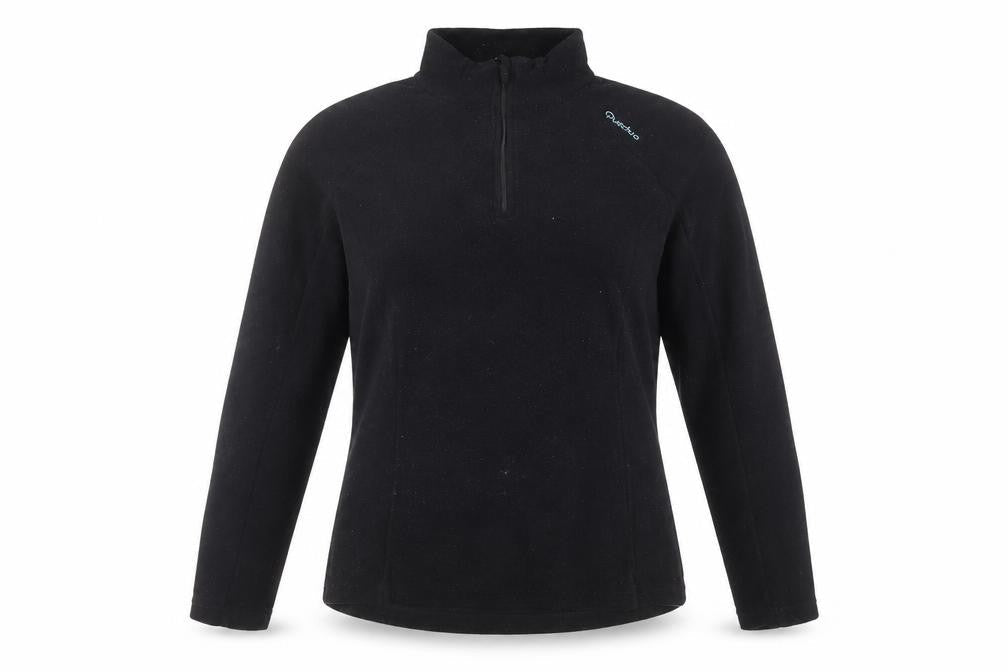 Oxylane Unisex Black Fleece Sweatshirt L
