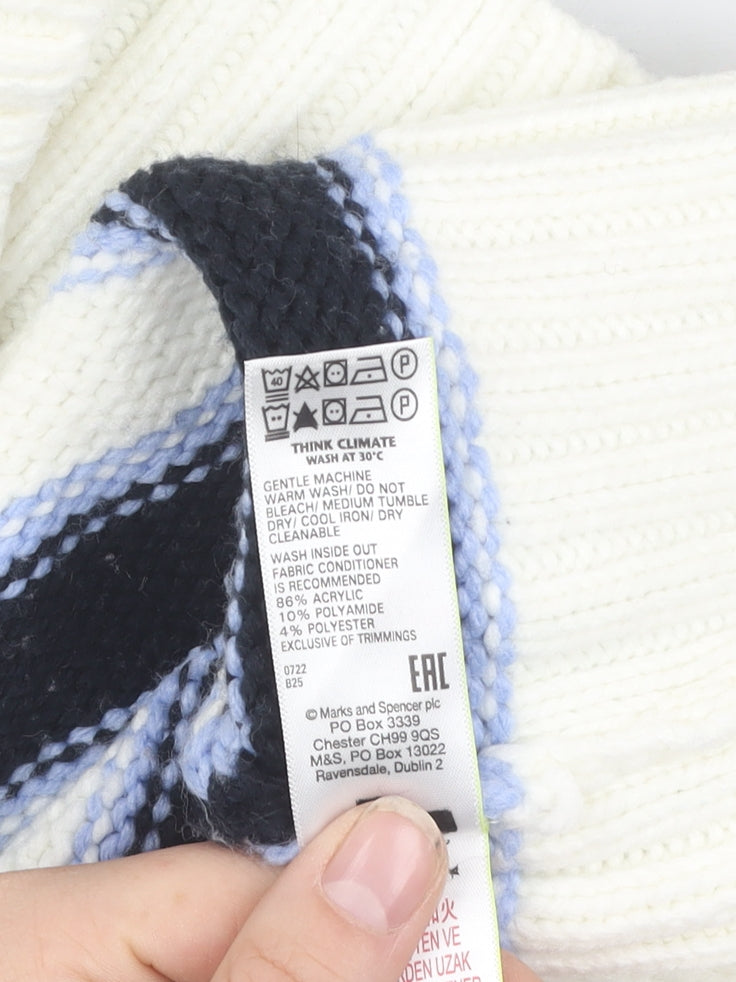 Marks and Spencer Women's Multicoloured Striped Jumper