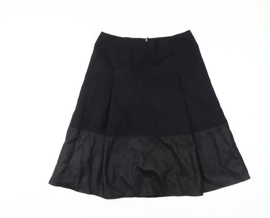 Karen Millen Women's Black A-Line Skirt