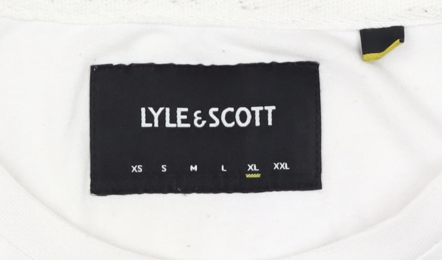 Lyle & Scott Men's White XL Short Sleeve T-Shirt