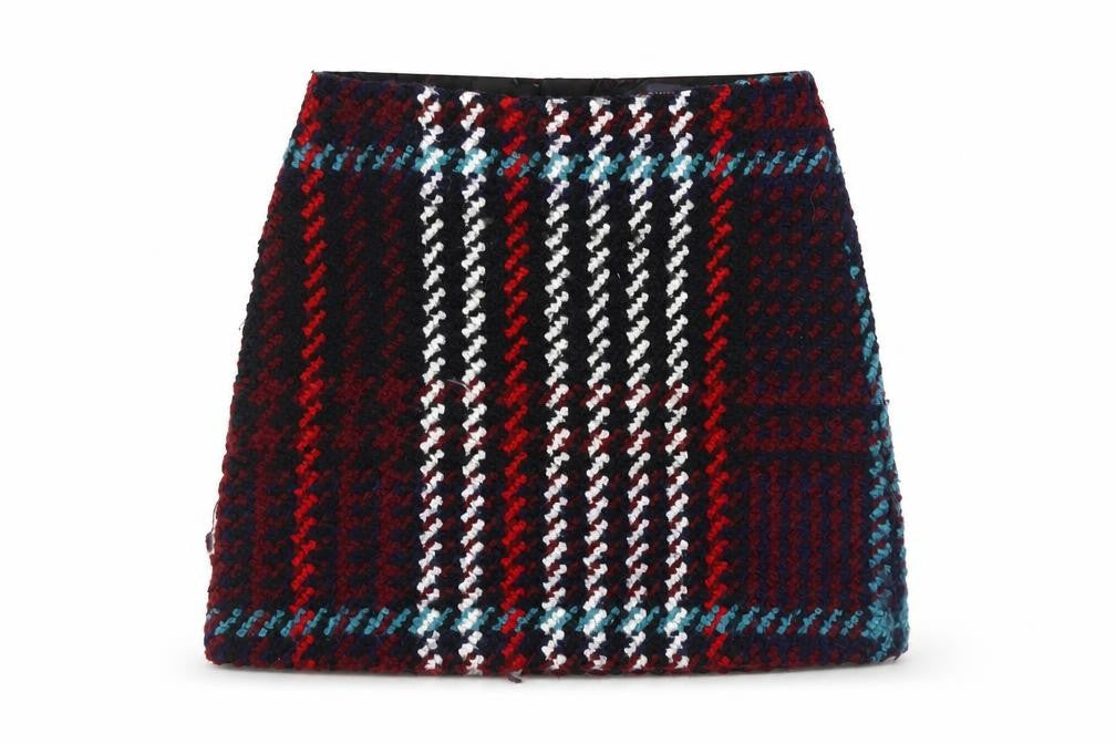 Marks & Spencer Women's Multicoloured Plaid Skirt Size 10