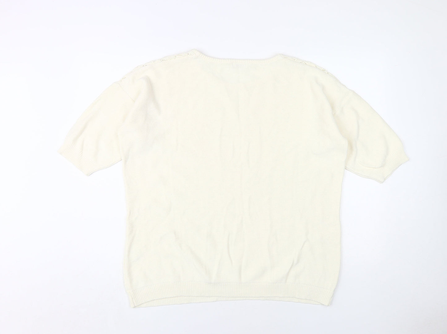 Damart Women's Ivory Pullover Jumper Size L