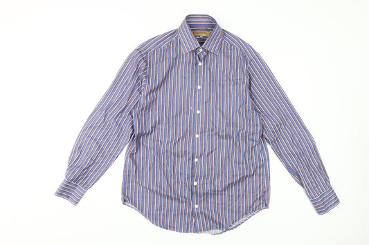 Marks and Spencer Men's Small Striped Dress Shirt