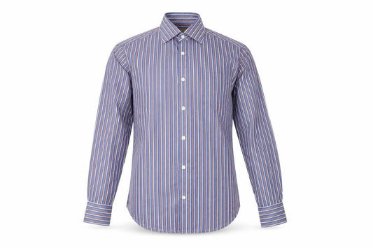 Marks & Spencer Men's Small Striped Dress Shirt