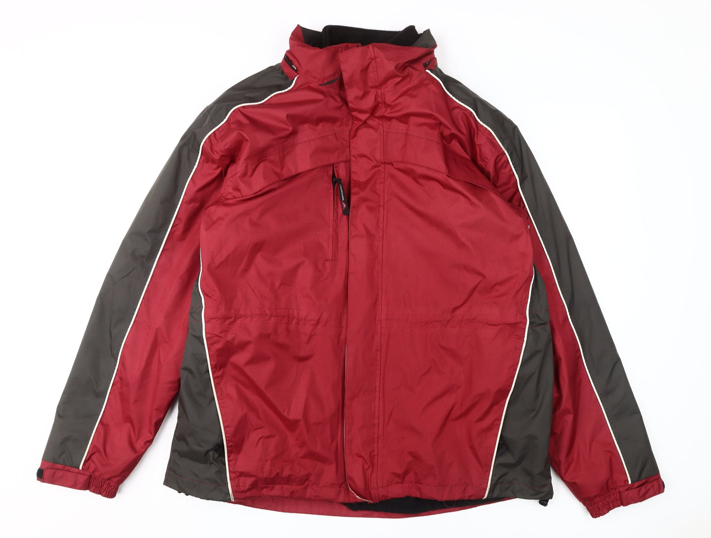 Snowdonia Men's Red Puffer Jacket, Size L - Winter Wear
