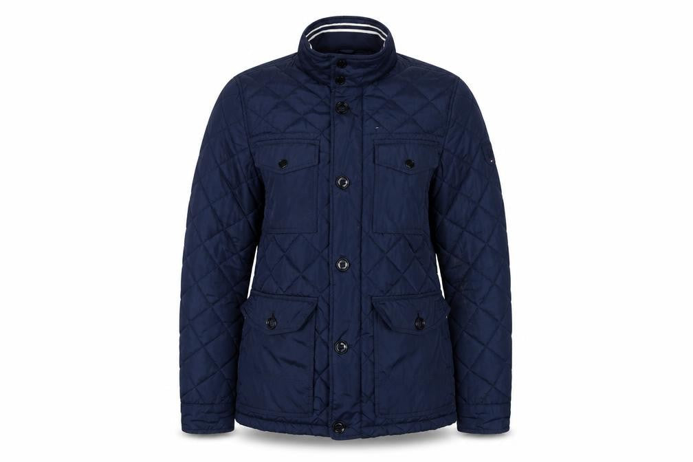 Tommy Hilfiger Blue Quilted Jacket S Unisex