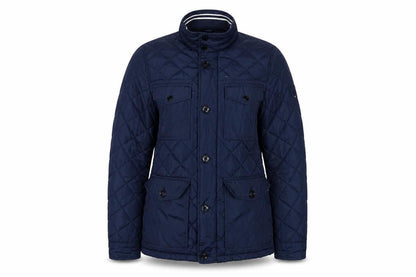 Tommy Womens Hilfiger Blue Quilted Jacket S