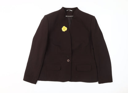 Klass Collection Women's Brown Blazer Size 16 - Elegant & Versatile