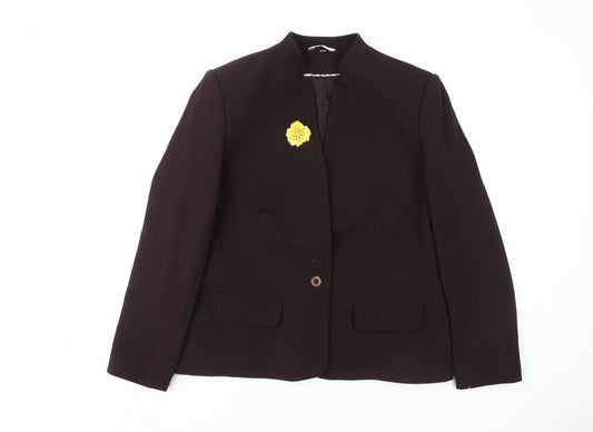 Klass Collection Women's Brown Blazer Size 16 - Elegant & Versatile