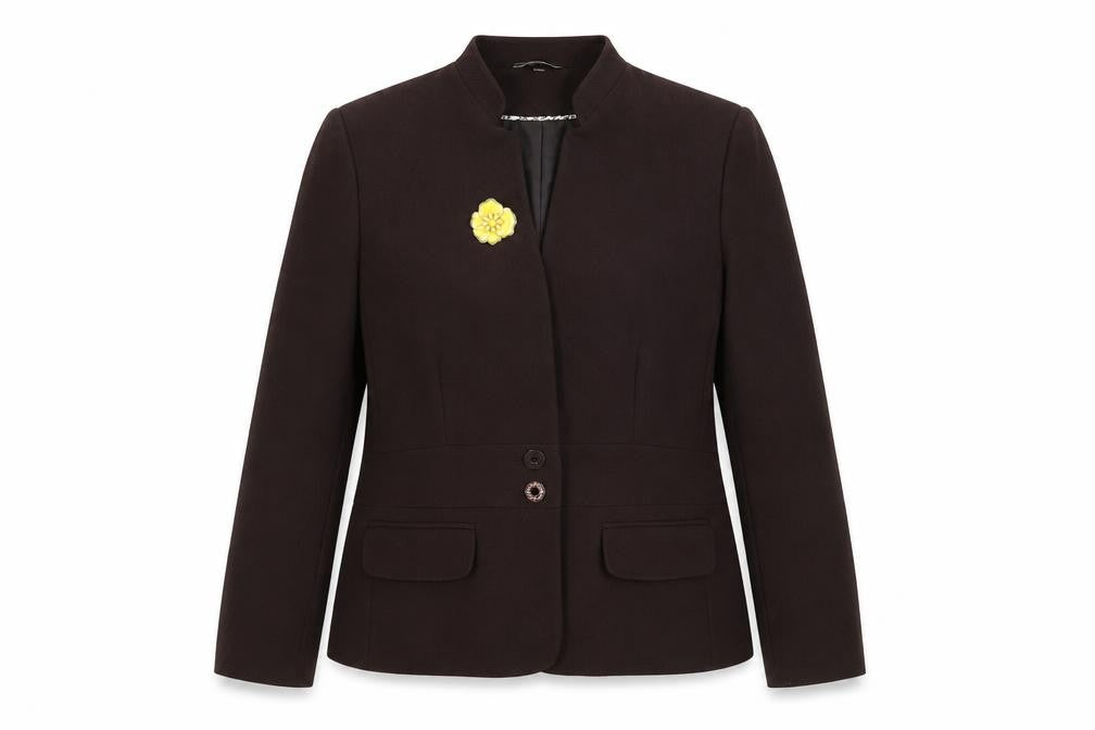 Klass Collection Women's Brown Blazer Size 16 - Elegant & Versatile