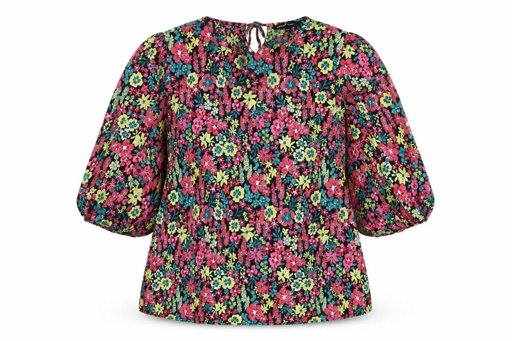 Capsule Women's Multicoloured Floral Tunic Blouse Size 18
