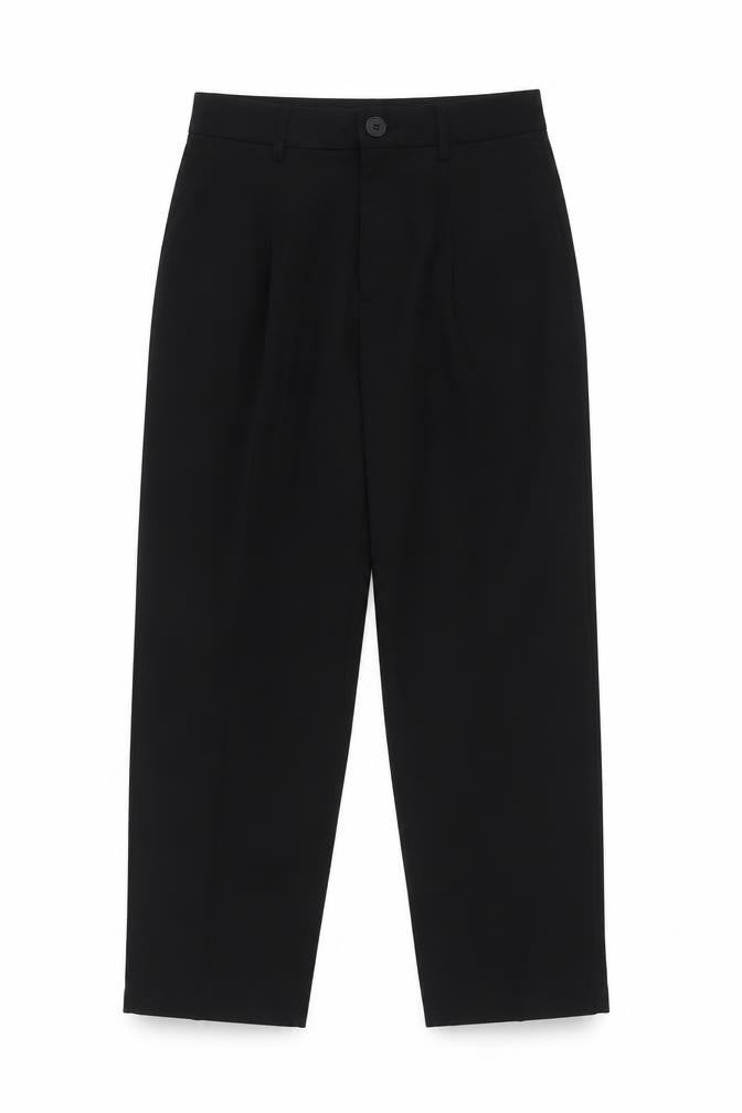 Cider Women's Black Straight Trousers S