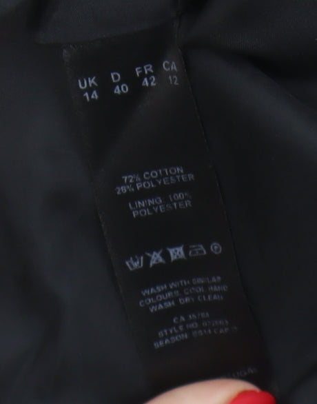 Planet Women's Black Pencil Skirt Size 14 Workwear
