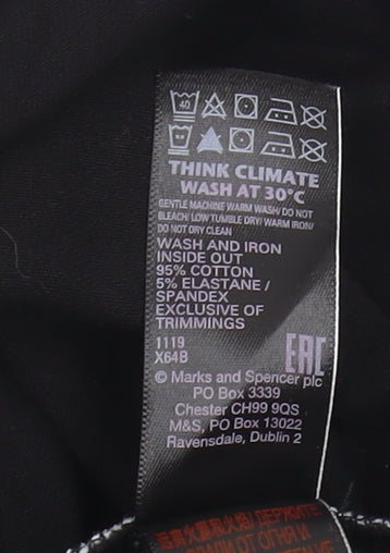 Marks & Spencer Women's Black Tank Top Size 12