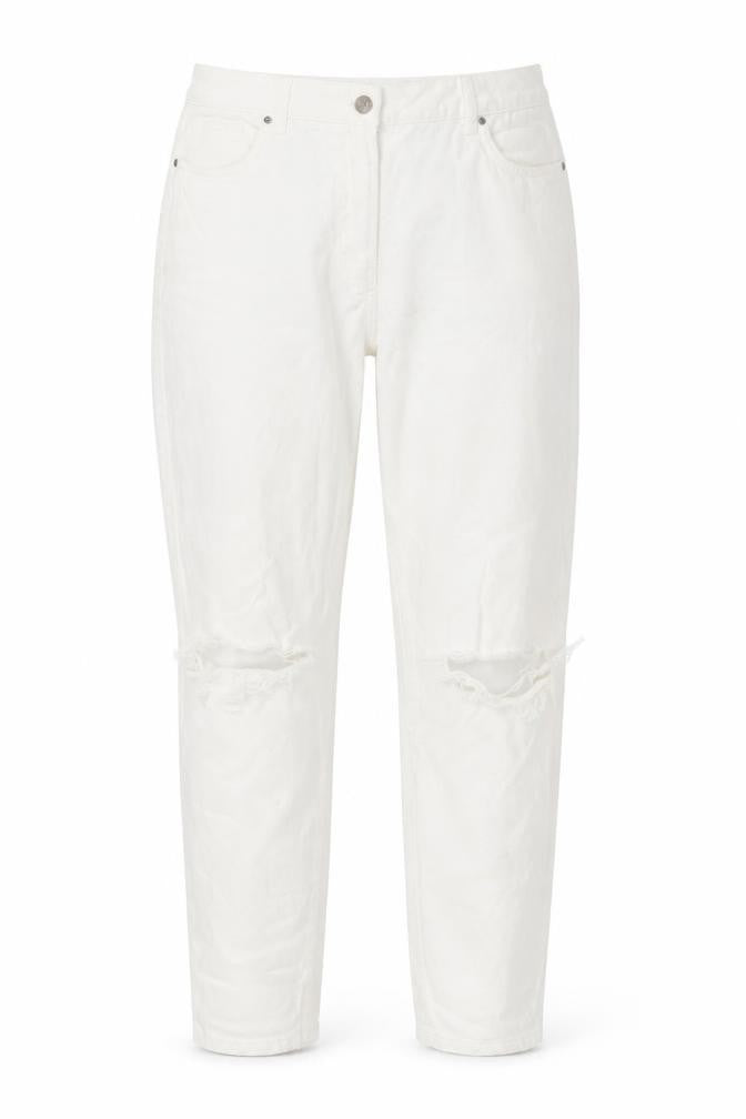 Next Women's White Distressed Jeans Size 14