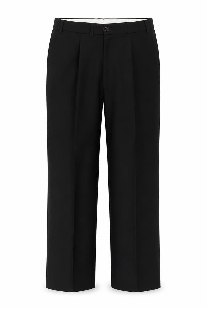 Marks & Spencer Men's Black Wool Trousers XL