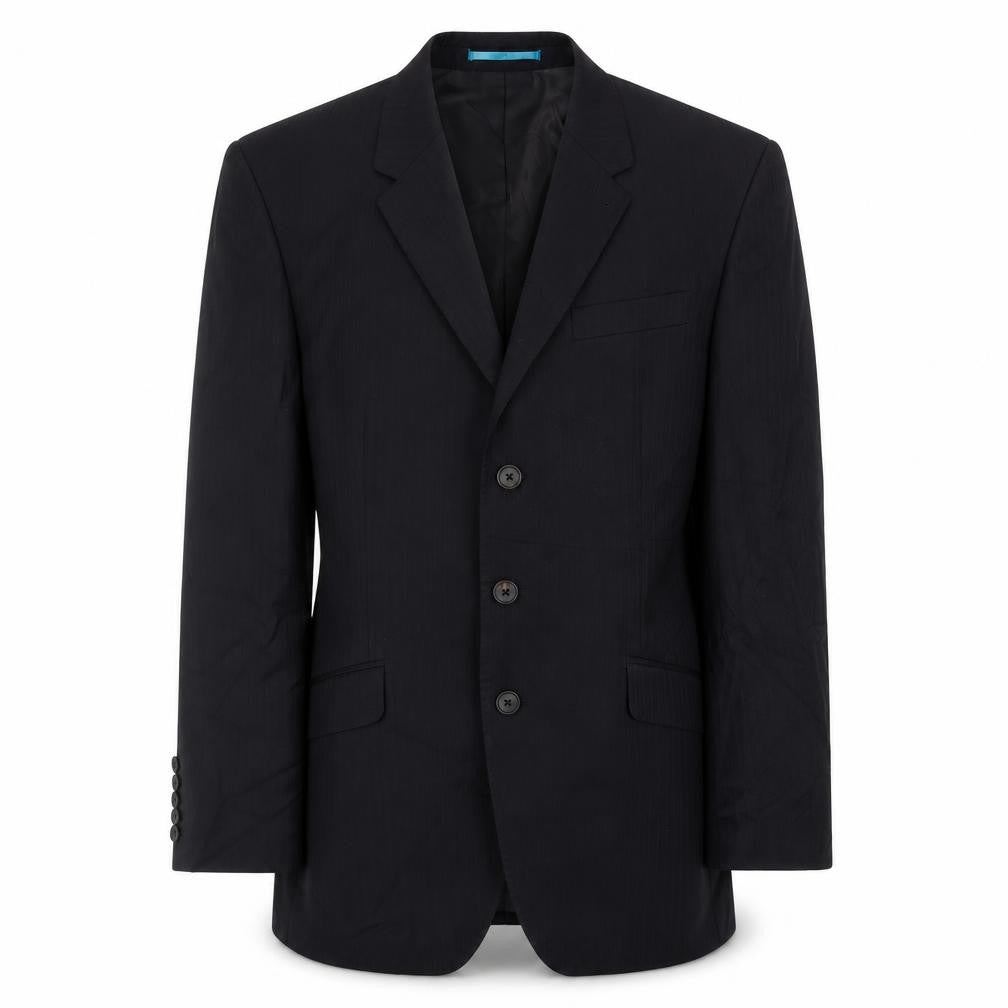 Next Men's Black Wool Blazer 40S Formal Jacket