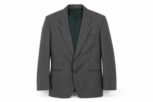 Dunn & Co Men's Grey Check Blazer, Size 42S, Classic Style