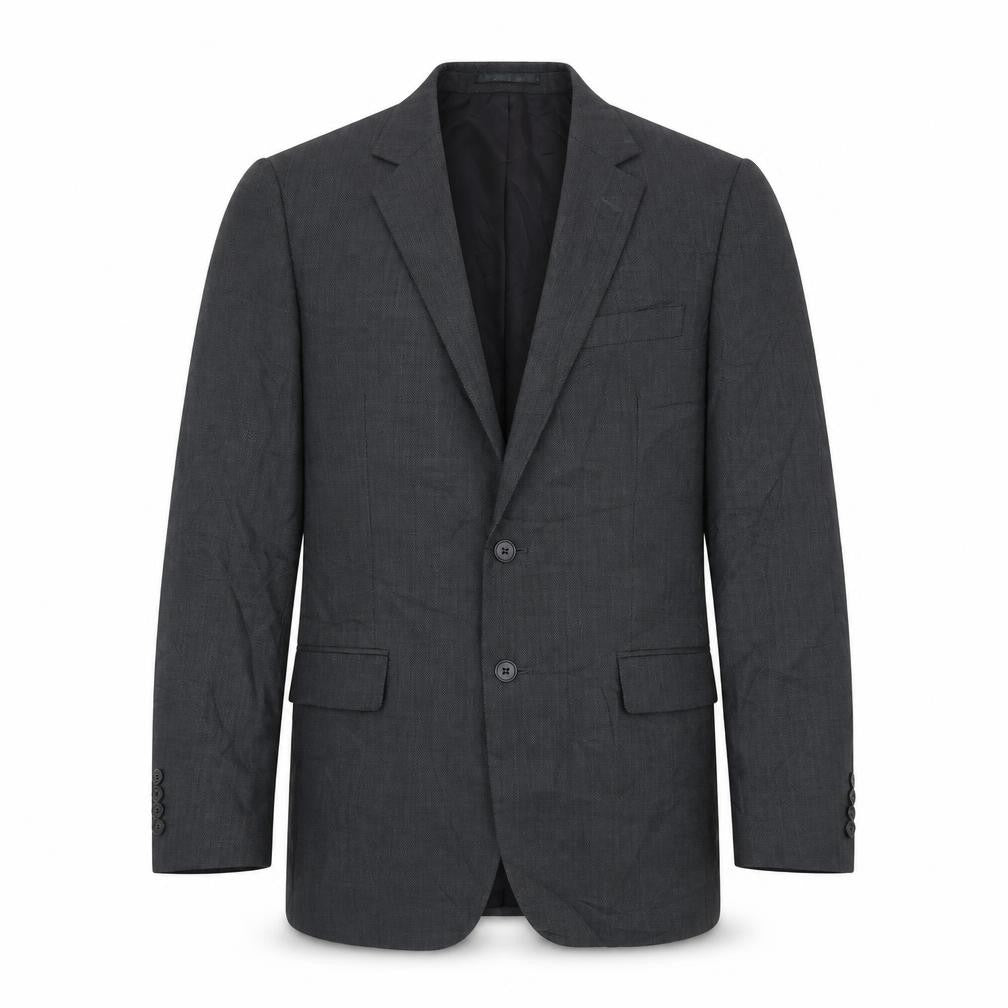 Jaeger Men's Grey Wool Blazer 40R Classic Style