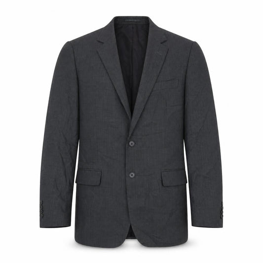 Jaeger Men's Grey Wool Blazer 40R Classic Style