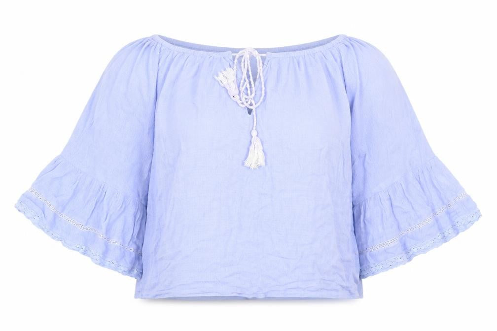 Maison de Nines Women's Blue Top Size 12
