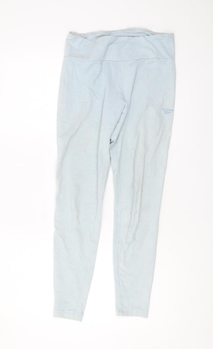 Preloved Reebok Women's Blue M Leggings - Front