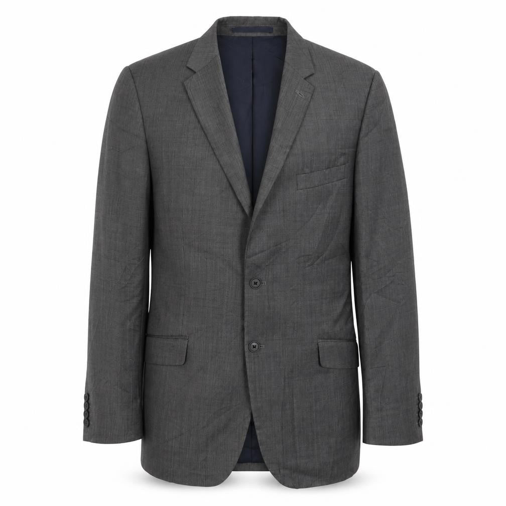 Marks & Spencer Men's Grey Check Blazer 42L