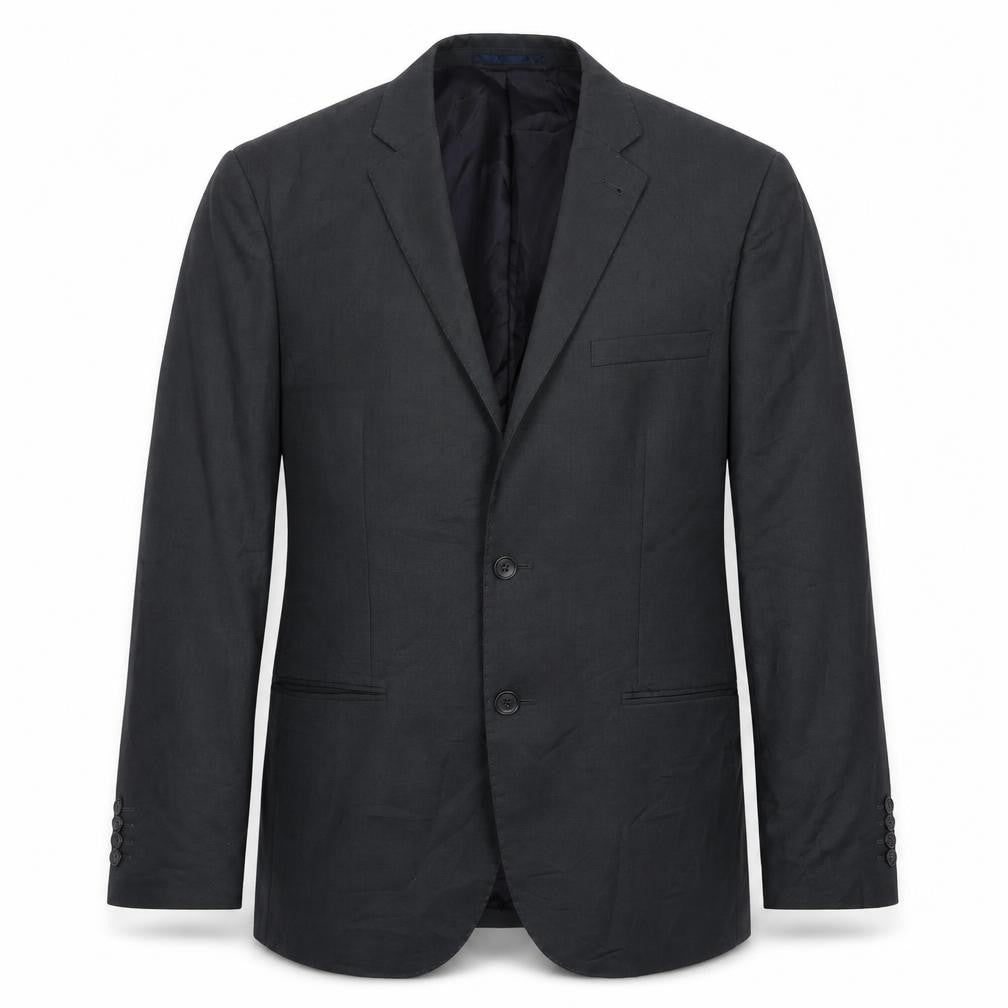Tailor & Cutter Men's Black Wool Blazer, Size 38R