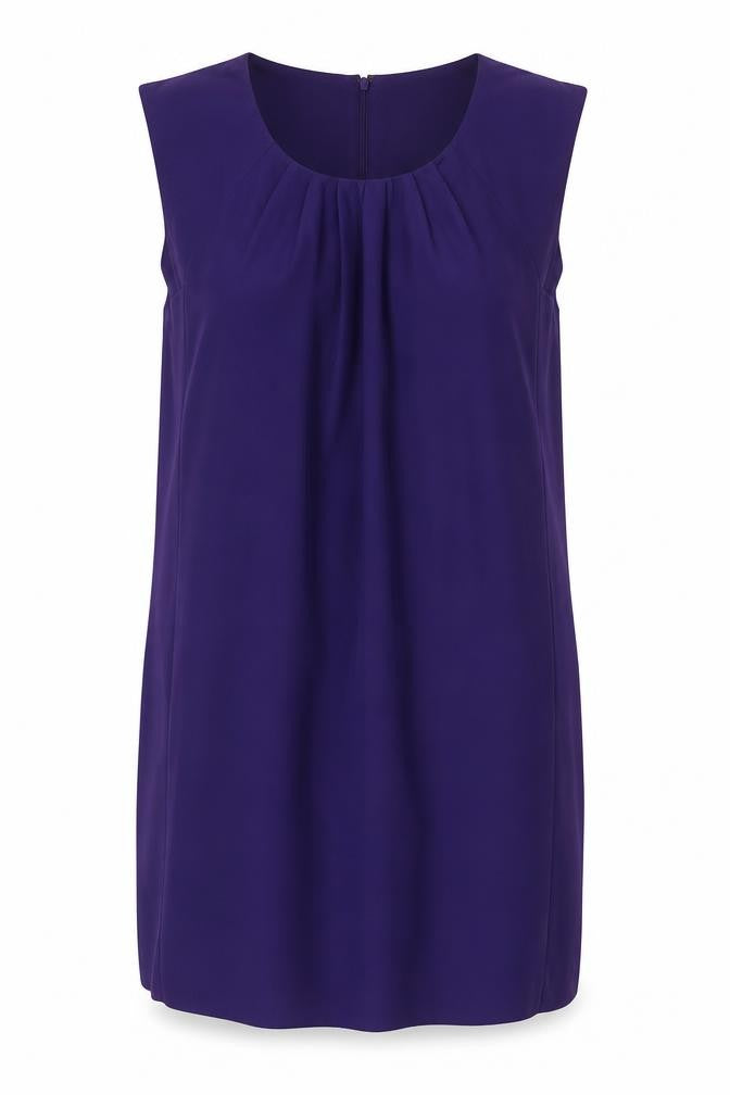 Jaeger Women's Purple Sleeveless Top UK 16