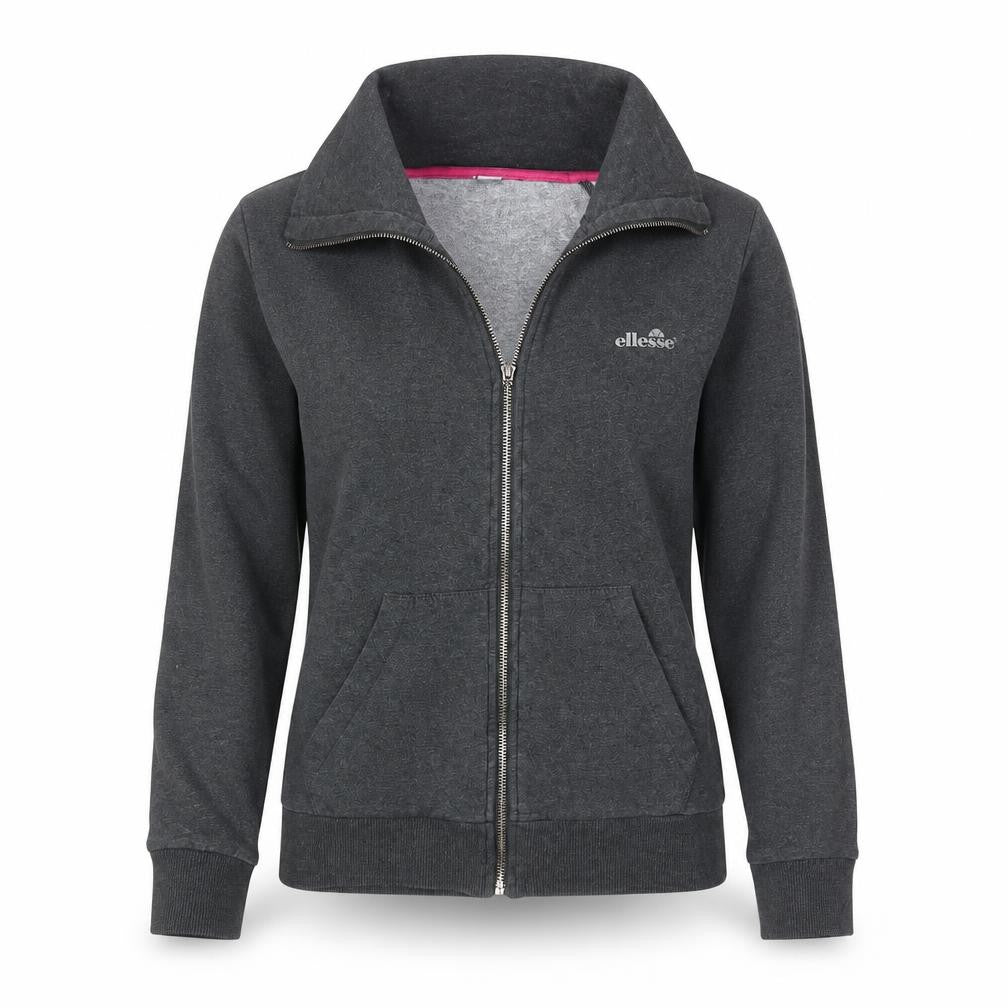 Ellesse Women’s Grey Full Zip Hoodie, Size 10, Casual Wear
