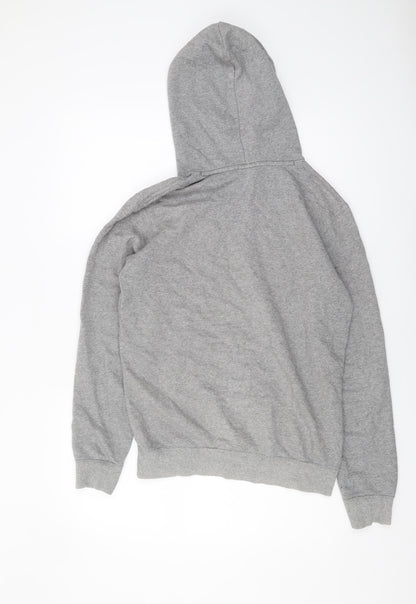 Champion Men's Grey Pullover Hoodie Small