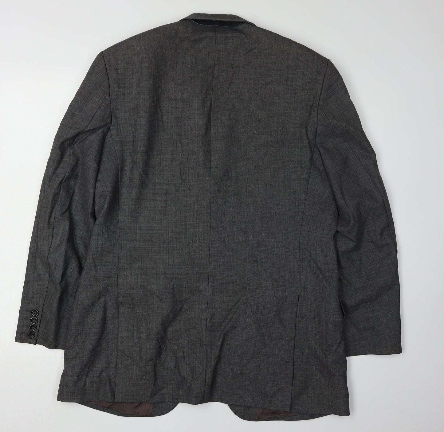 Jaeger Men's Grey Blazer, Size 40R, Regular Fit