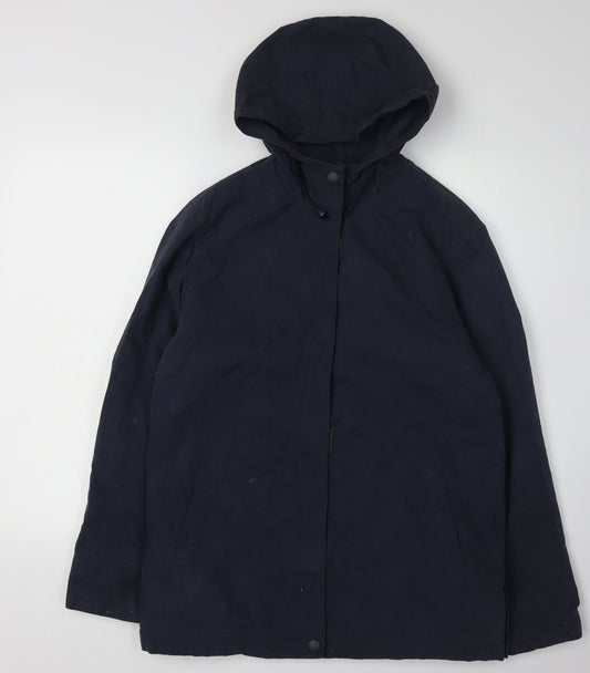 Principles Men's Blue Hooded Jacket, Size S, Casual Style