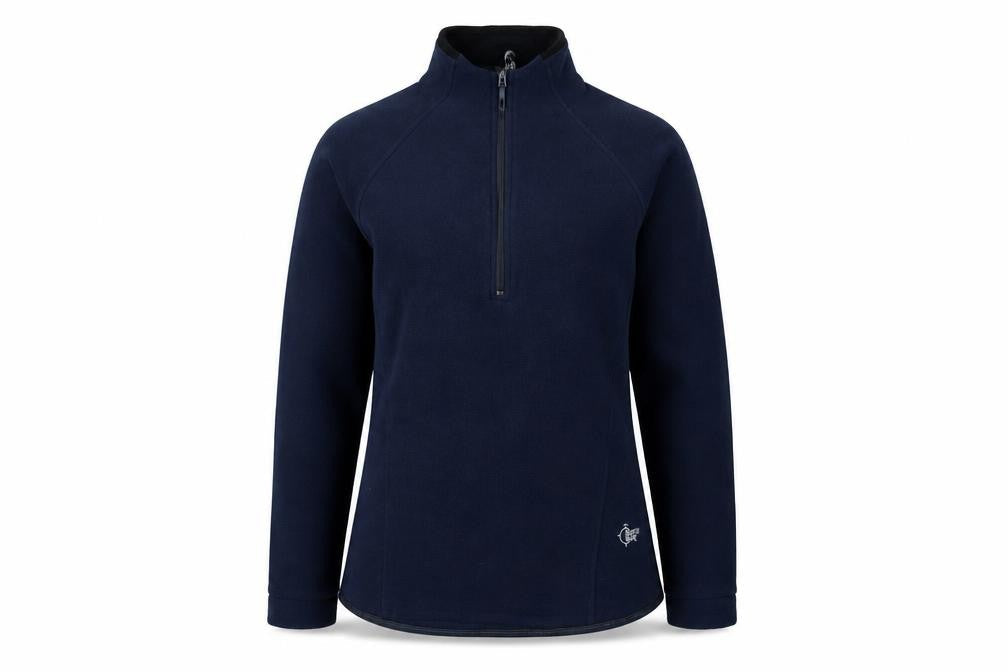 North Cape Women’s Blue Fleece Half-Zip Sweatshirt Size 16