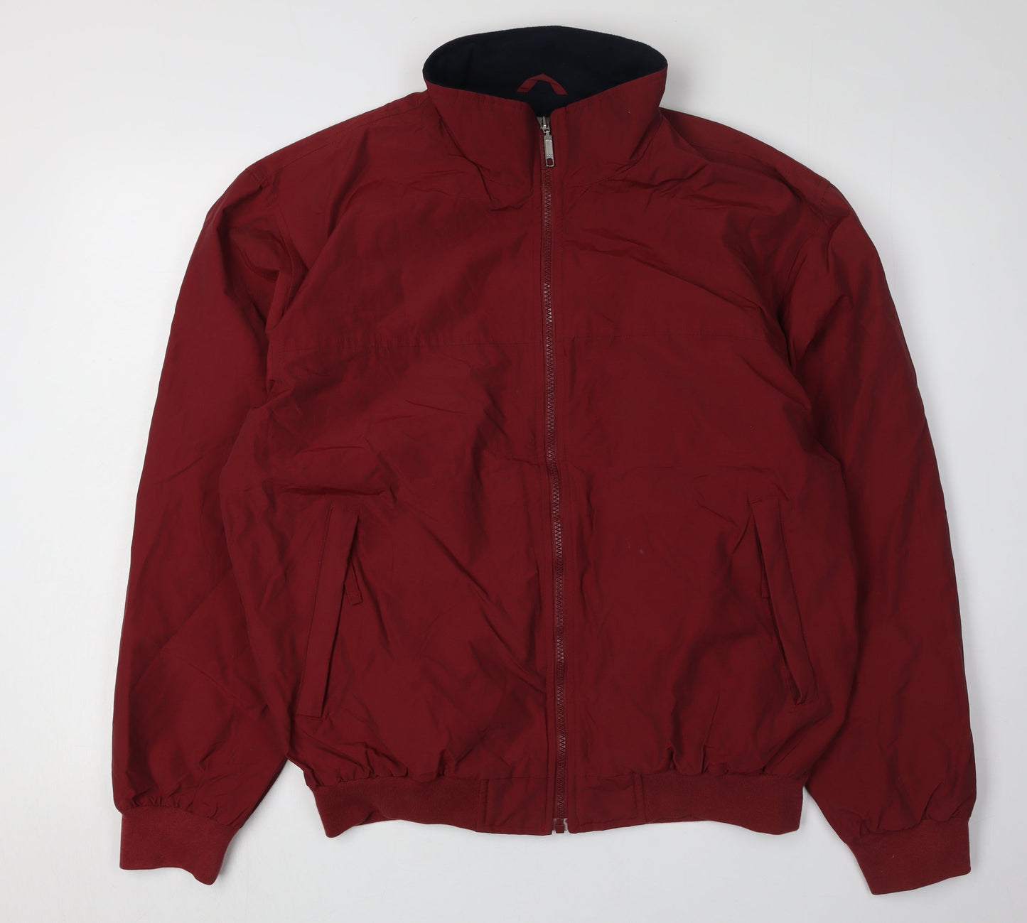 Wilhelm Men's Red Full Zip Jacket Size 50 Casual