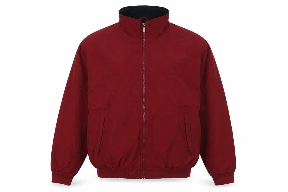 Wilhelm Men's Red Full Zip Jacket Size 50 Casual