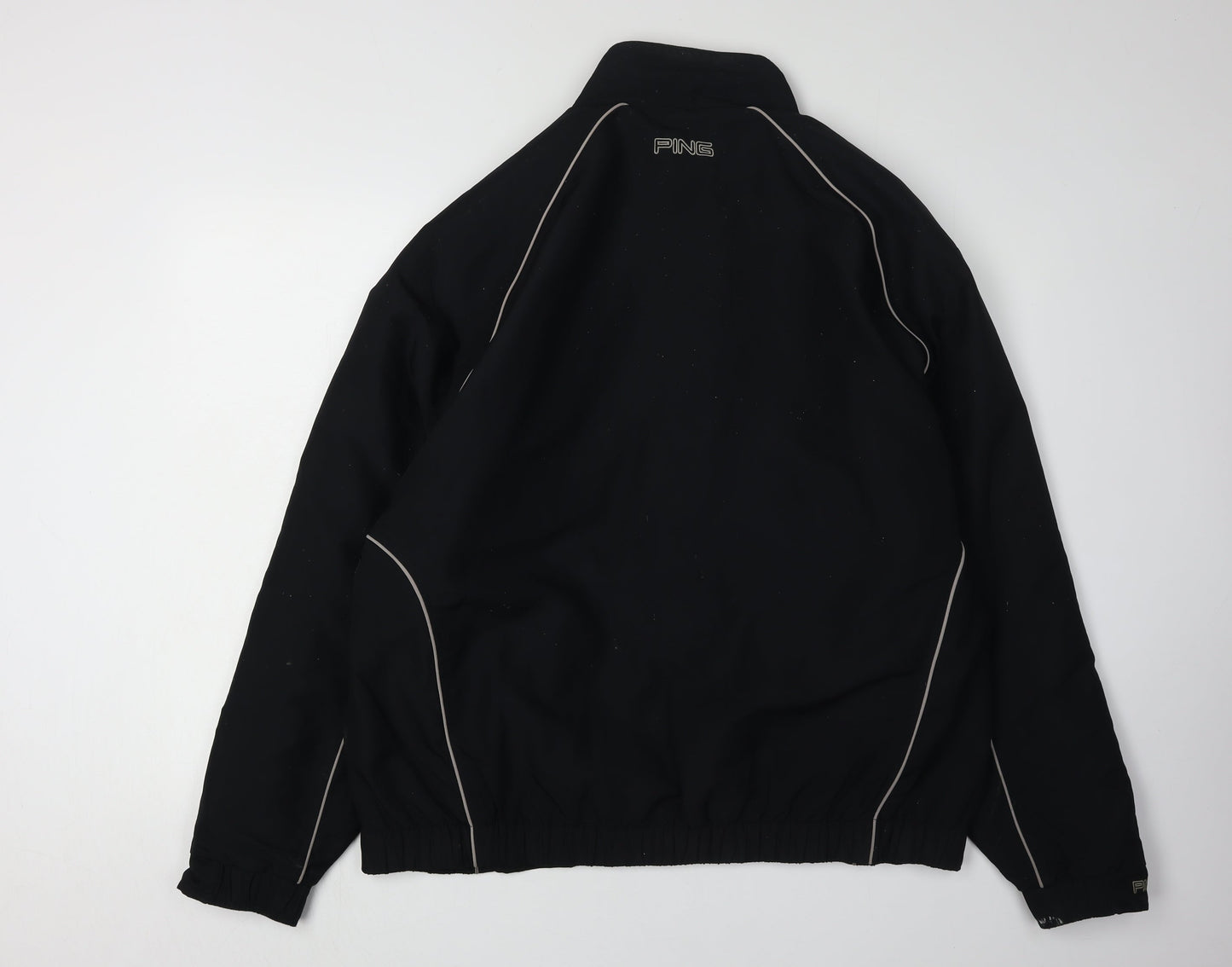 PING Men's Black Basic Jacket L - Casual Comfort