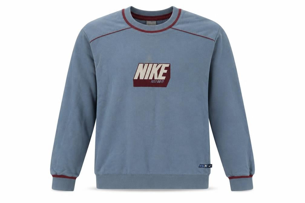 Nike Boys Blue Pullover Sweatshirt L with Logo