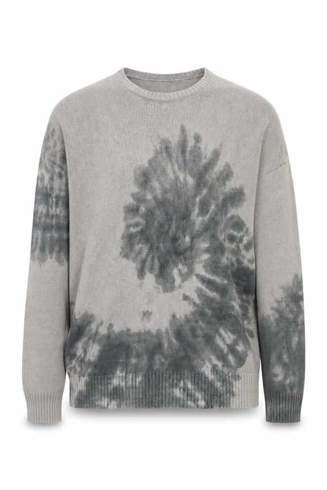H&M Men's Grey Pullover Jumper, M, Cotton Knit