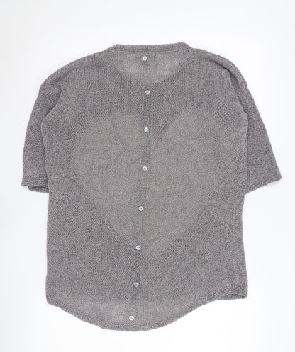 Next Women’s Grey Heart Pullover Jumper Size 10