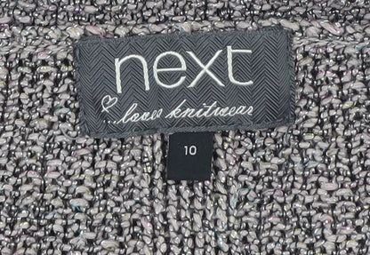 Next Women’s Grey Heart Pullover Jumper Size 10