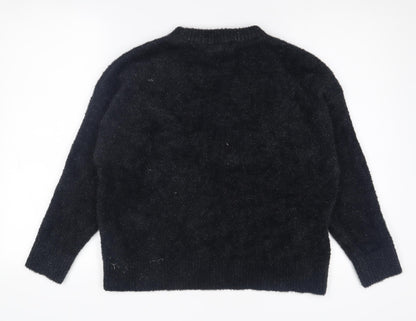 Marks & Spencer Women's Black Pullover Jumper - Size M