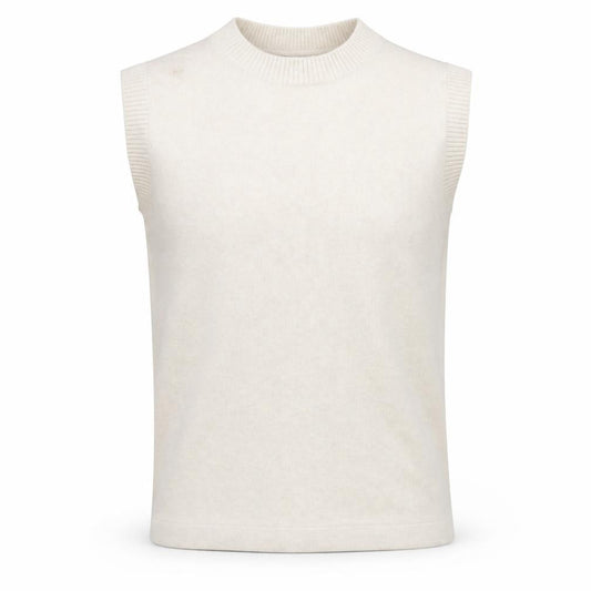 Marks & Spencer Men's Beige Vest S Sleeveless Jumper