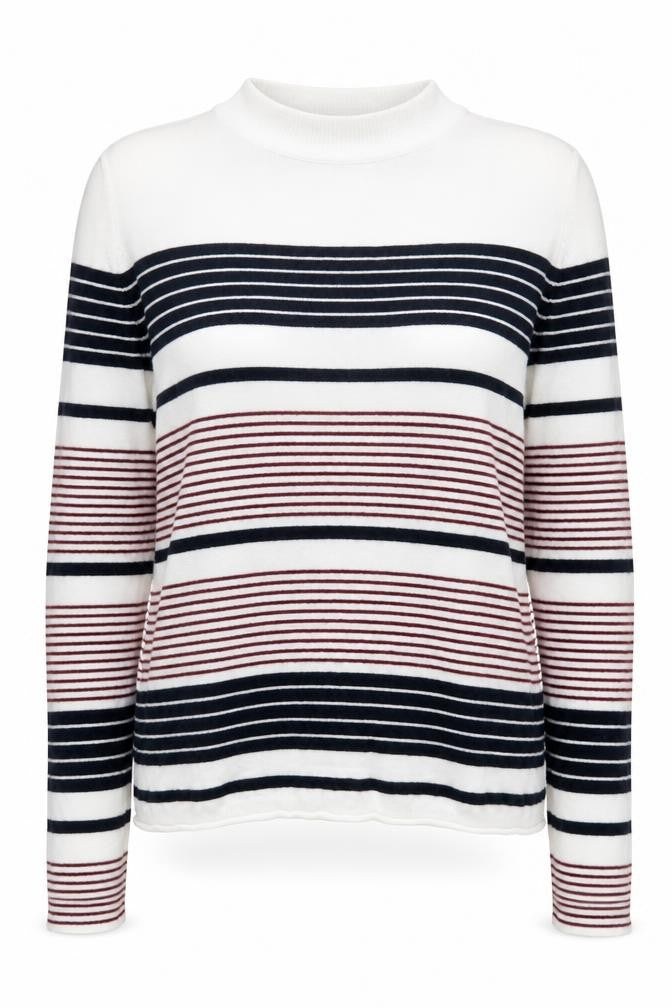 ASOS Women's Striped Pullover Jumper, Multicoloured, Size 10