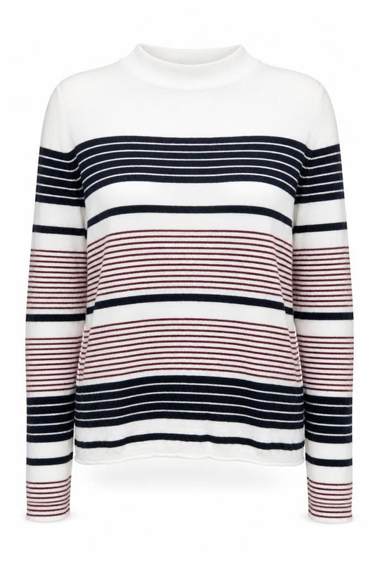 Front view of ASOS Women's Striped jumper, Multicoloured, size 10