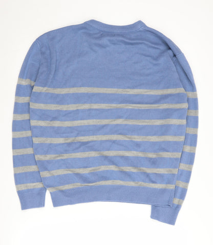 J.J. Willis Men's Blue Striped Pullover Jumper 2XL