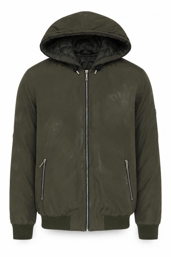Condemned Nation Men's Green Bomber Jacket M